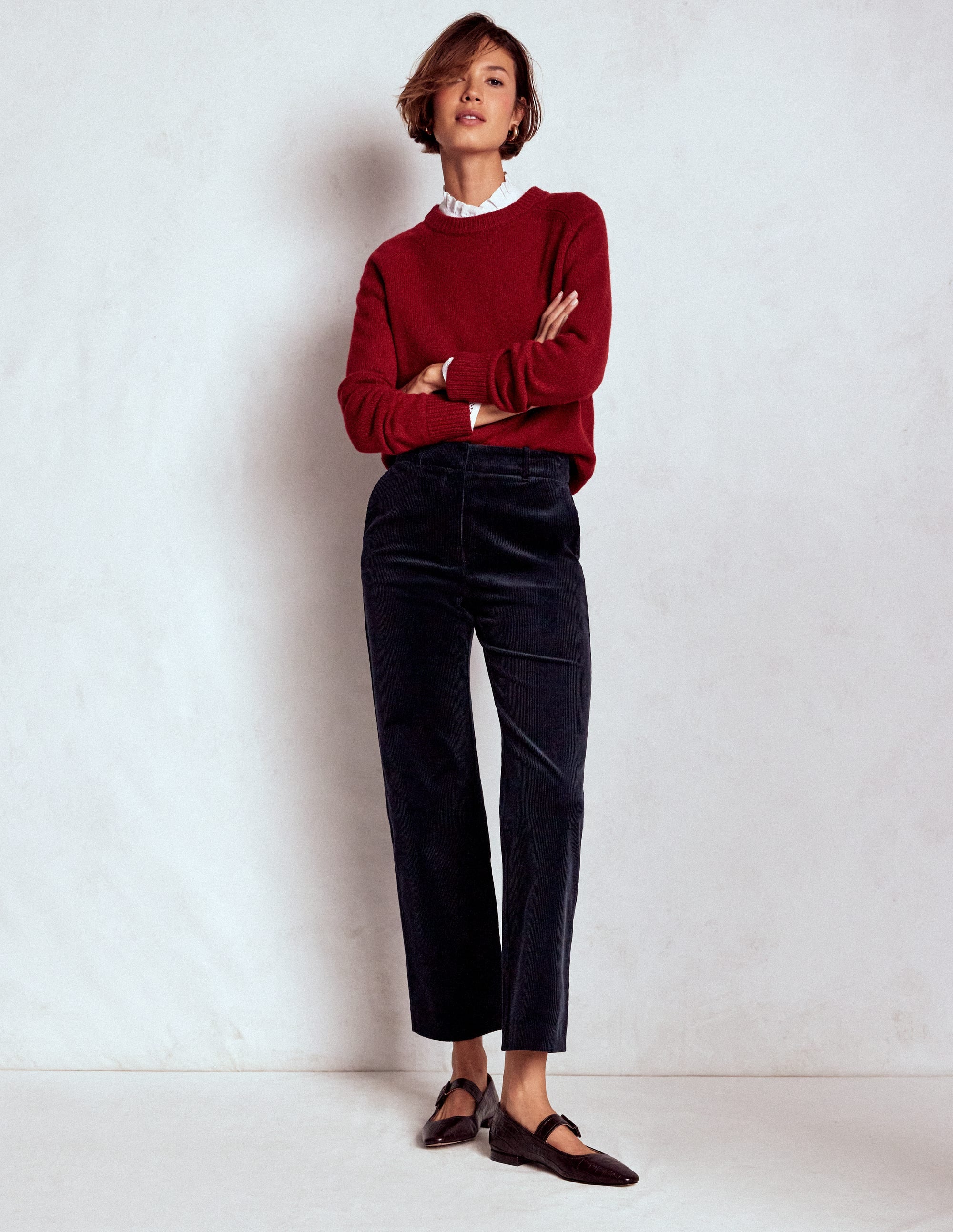 Canonbury Cord Pants-Navy - Image 1