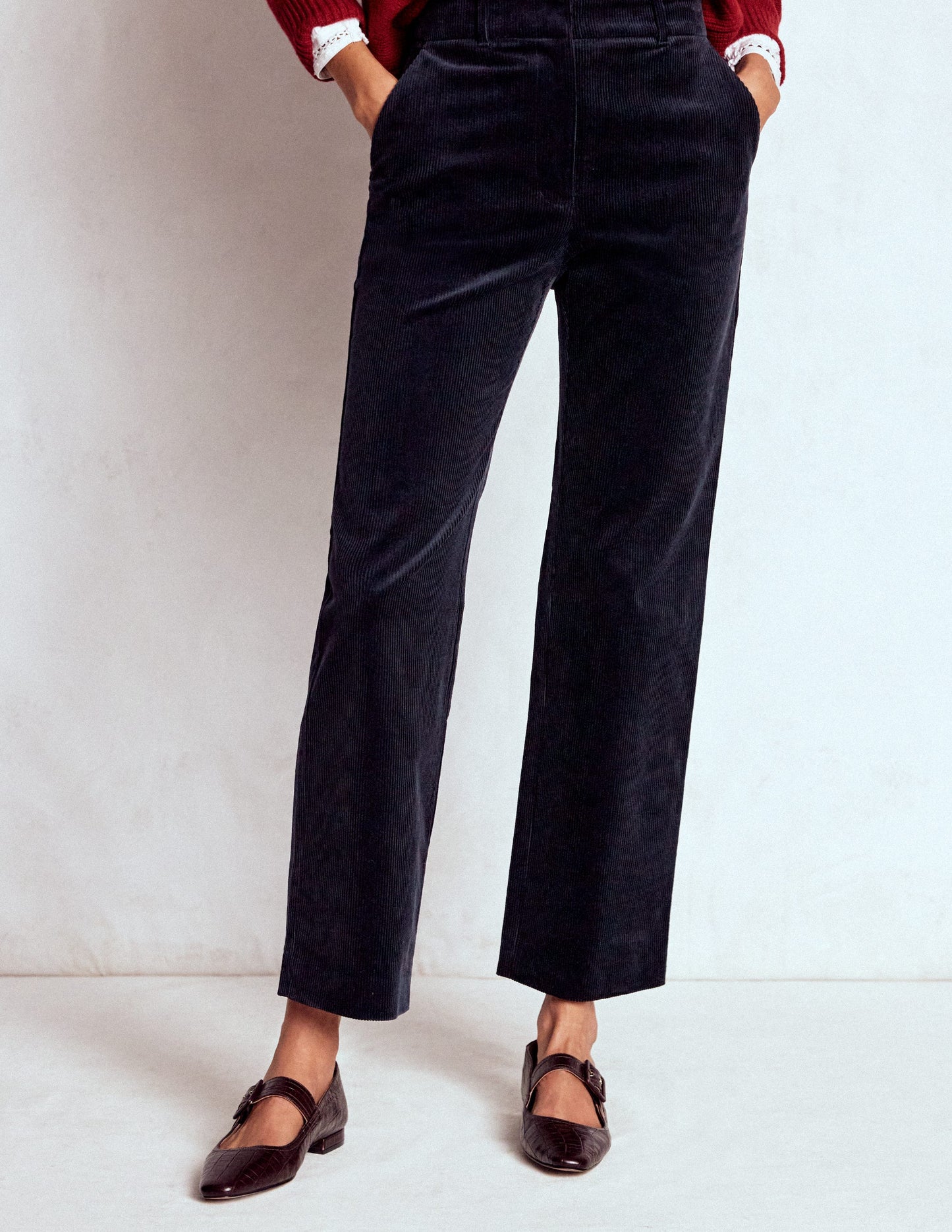 Canonbury Cord Pants-Navy