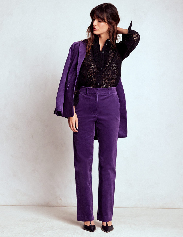 Canonbury Cord Pants-Mystical Purple
