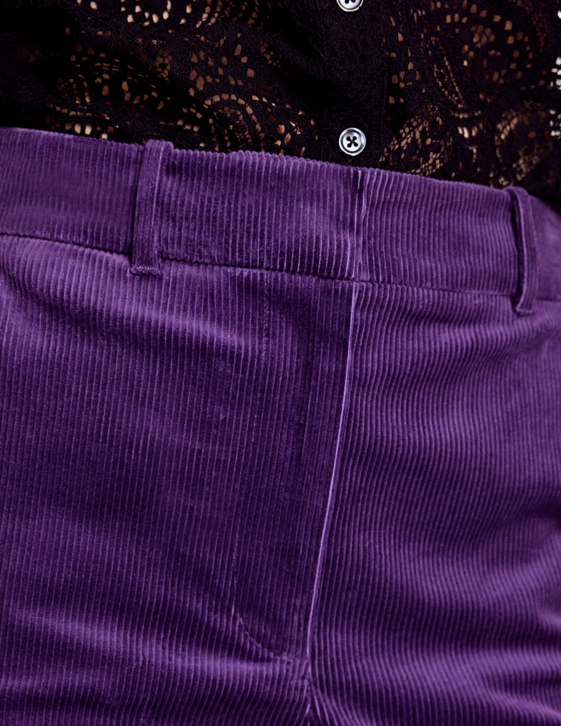 Canonbury Cord Pants-Mystical Purple-2