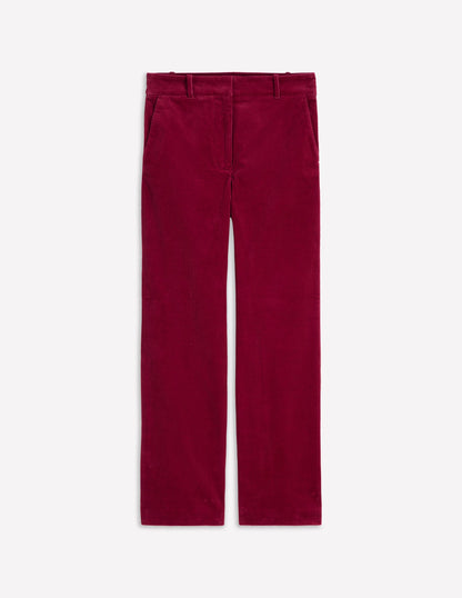 Canonbury Cord Pants-Burgundy Red-7