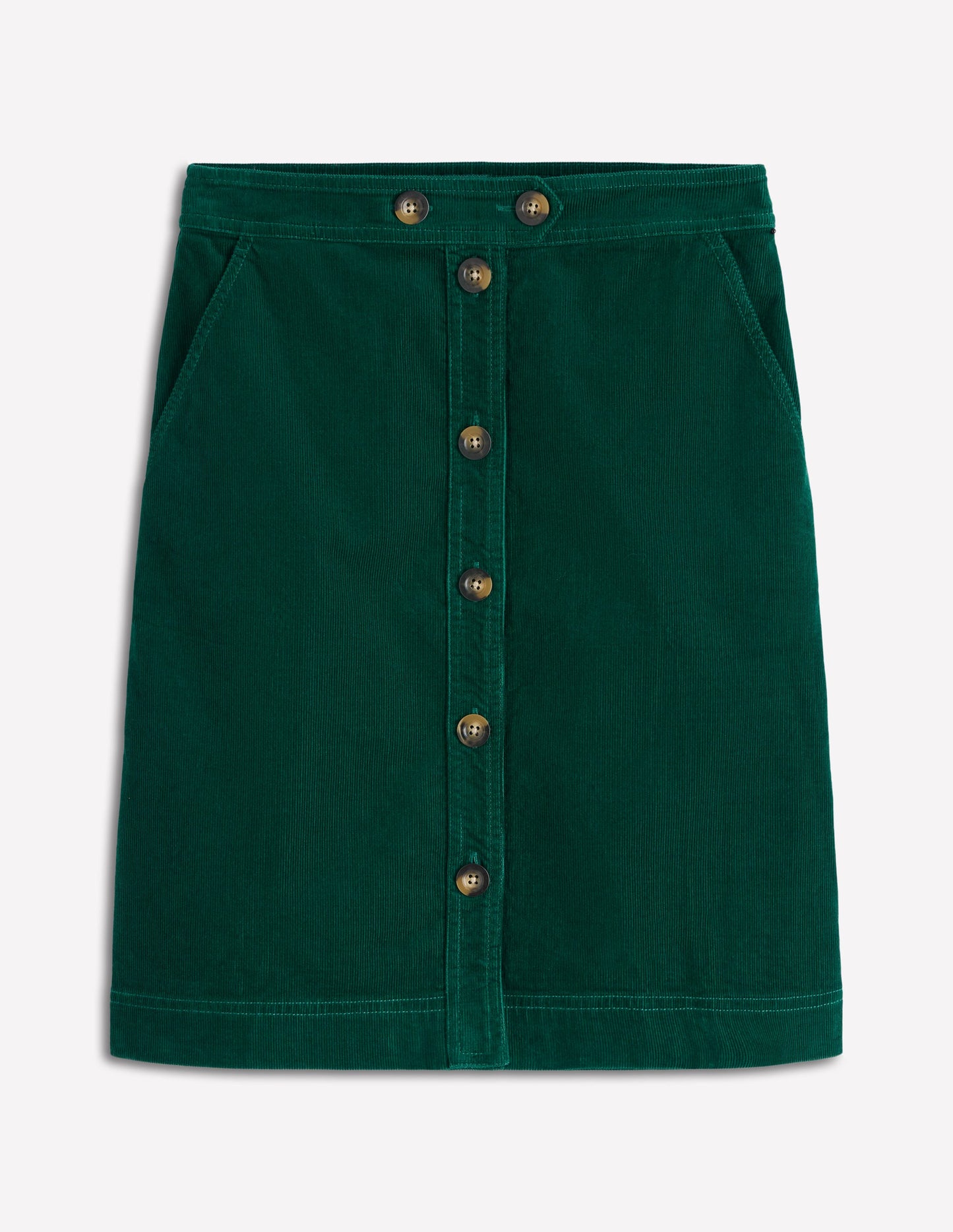 Cecelia Cord Skirt-Emerald Night