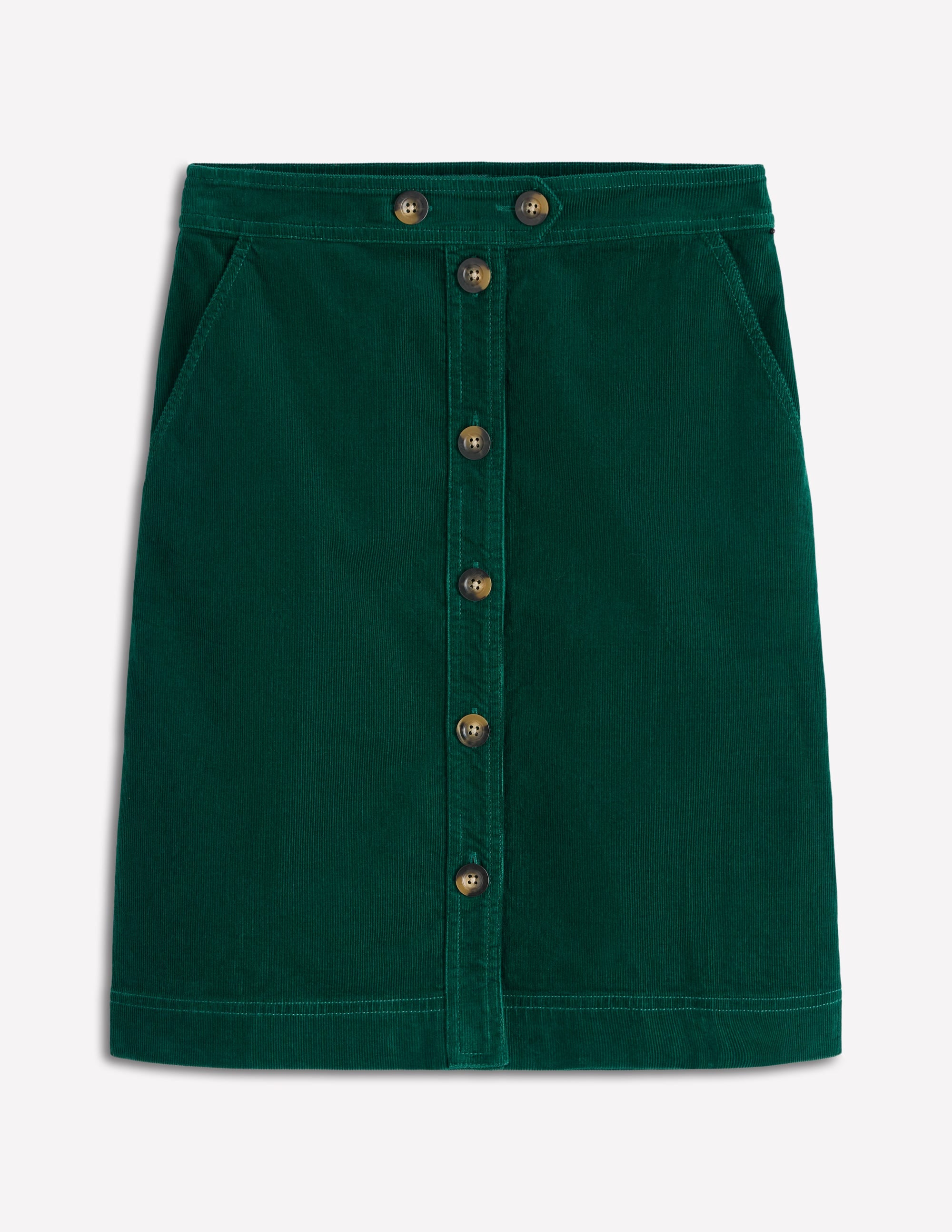 Cecelia Cord Skirt-Emerald Night - Image 5