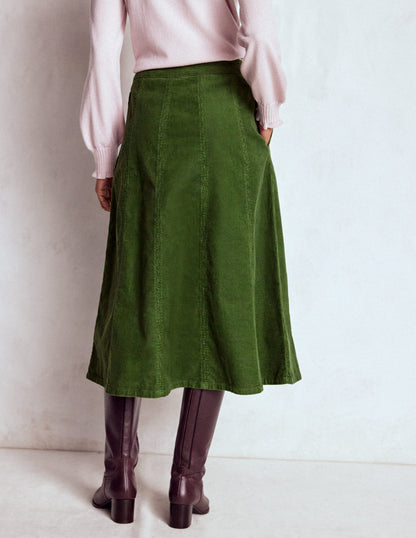 Joy Cord Midi Skirt-Fern-3
