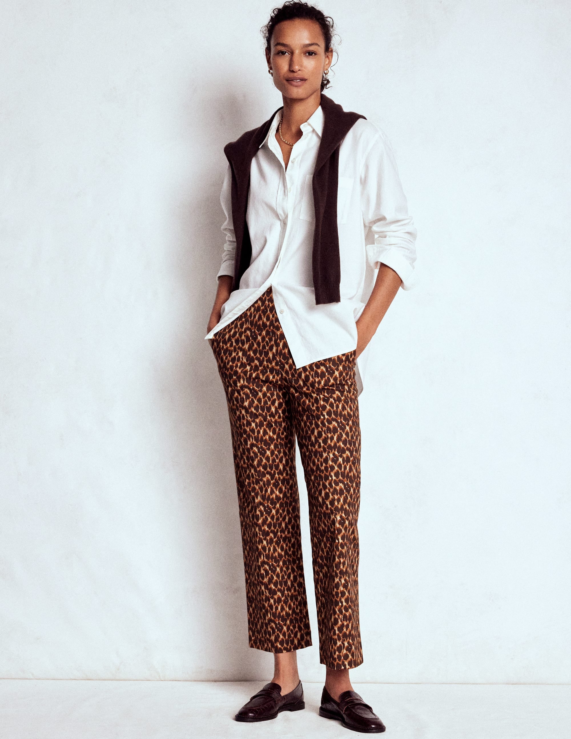 Smart 7/8 Pants-Multi, Abstract Leopard - Image 1
