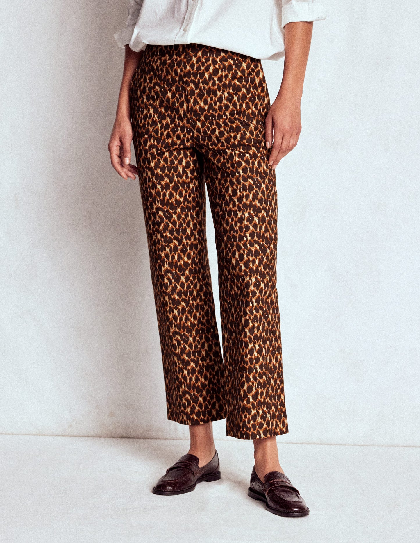 Smart 7/8 Pants-Multi, Abstract Leopard