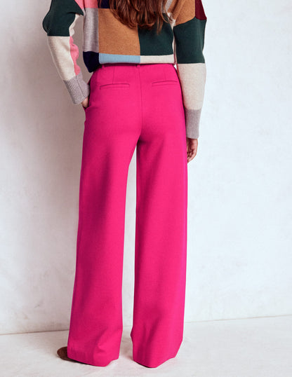 Belgravia Ponte Pants-Vibrant Pink-3