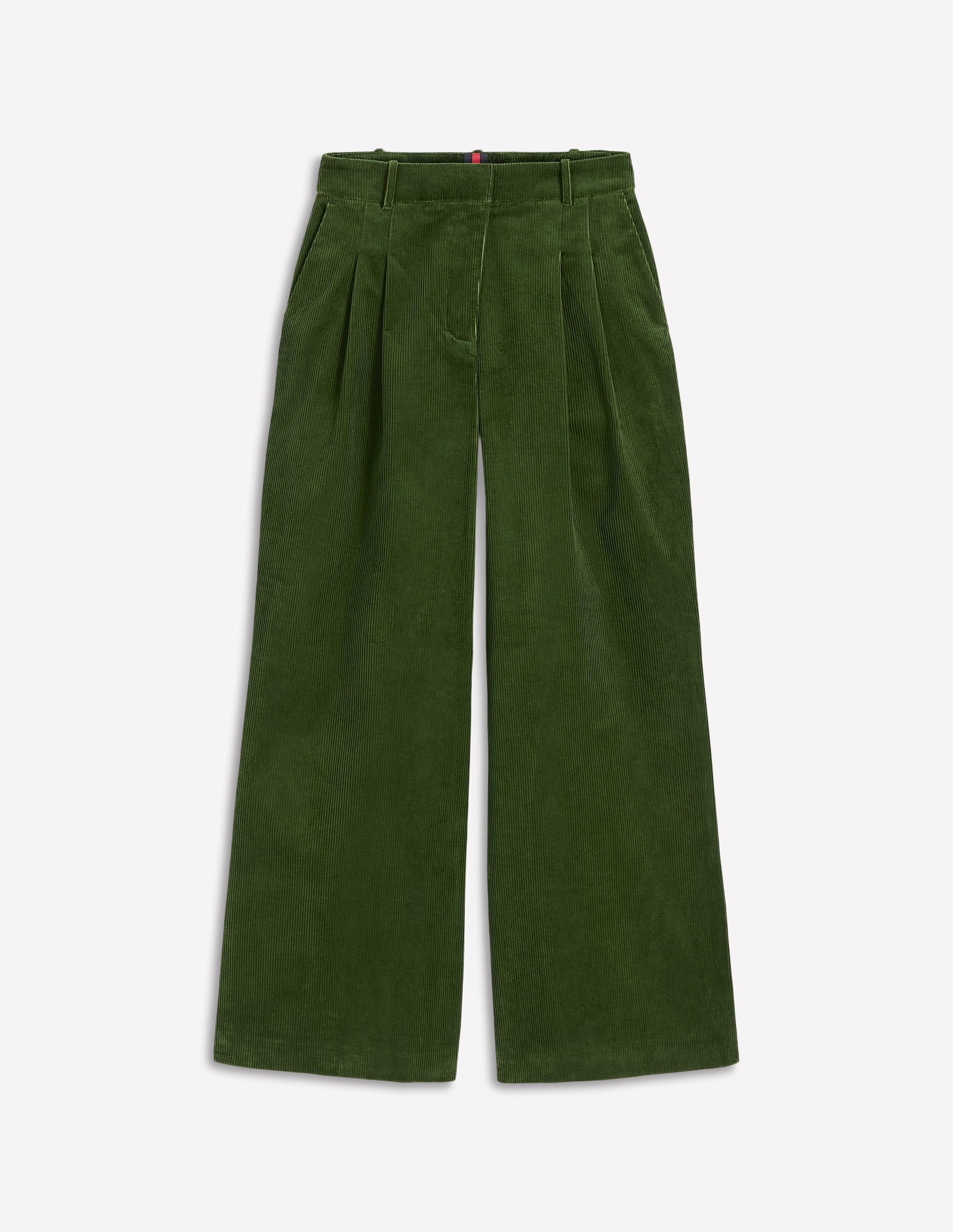 Kensington Cord Pants-Green Fir | Boden USA