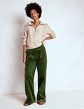 Kensington Cord Pants-Green Fir