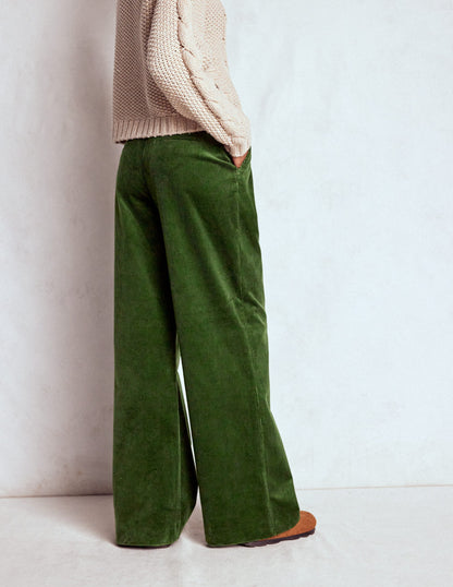 Kensington Cord Pants-Green Fir-3