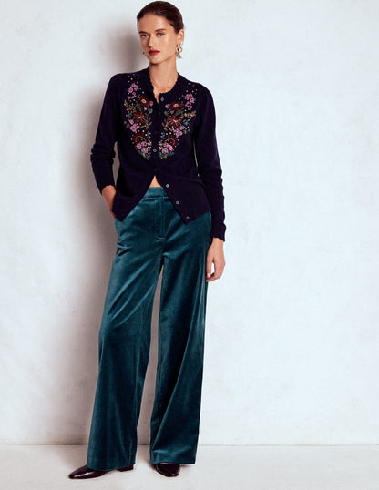 Belgravia Tailored Pants-Midnight Teal-1