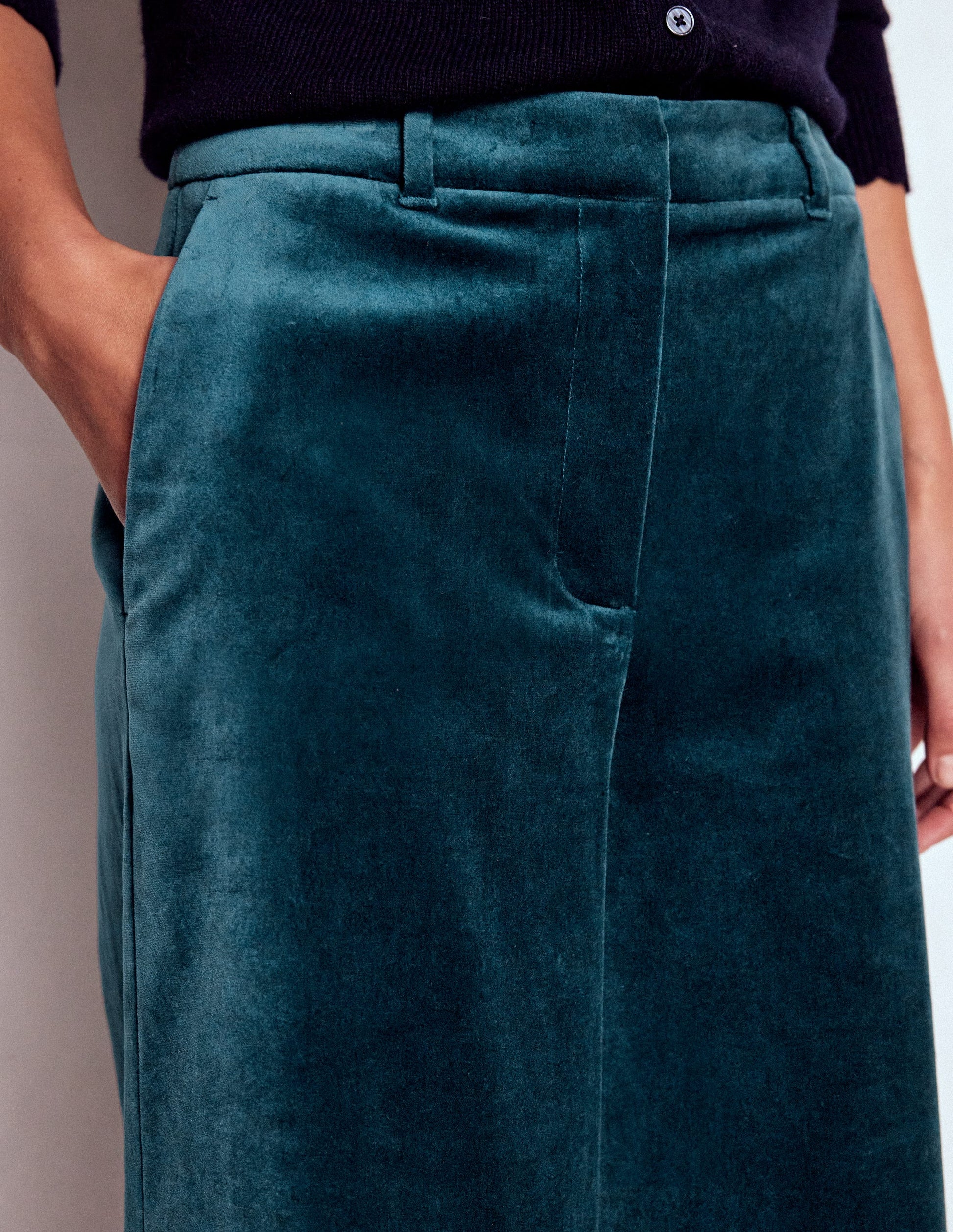 Belgravia Tailored Pants-Midnight Teal-2