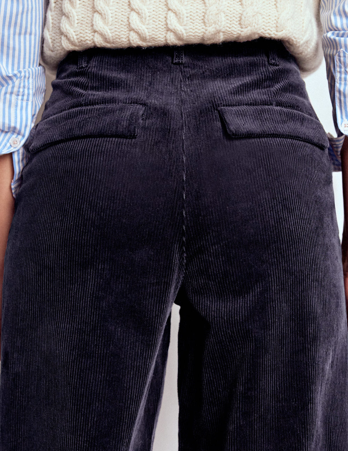 Bloomsbury Cord Pants-NAVY - Image 5