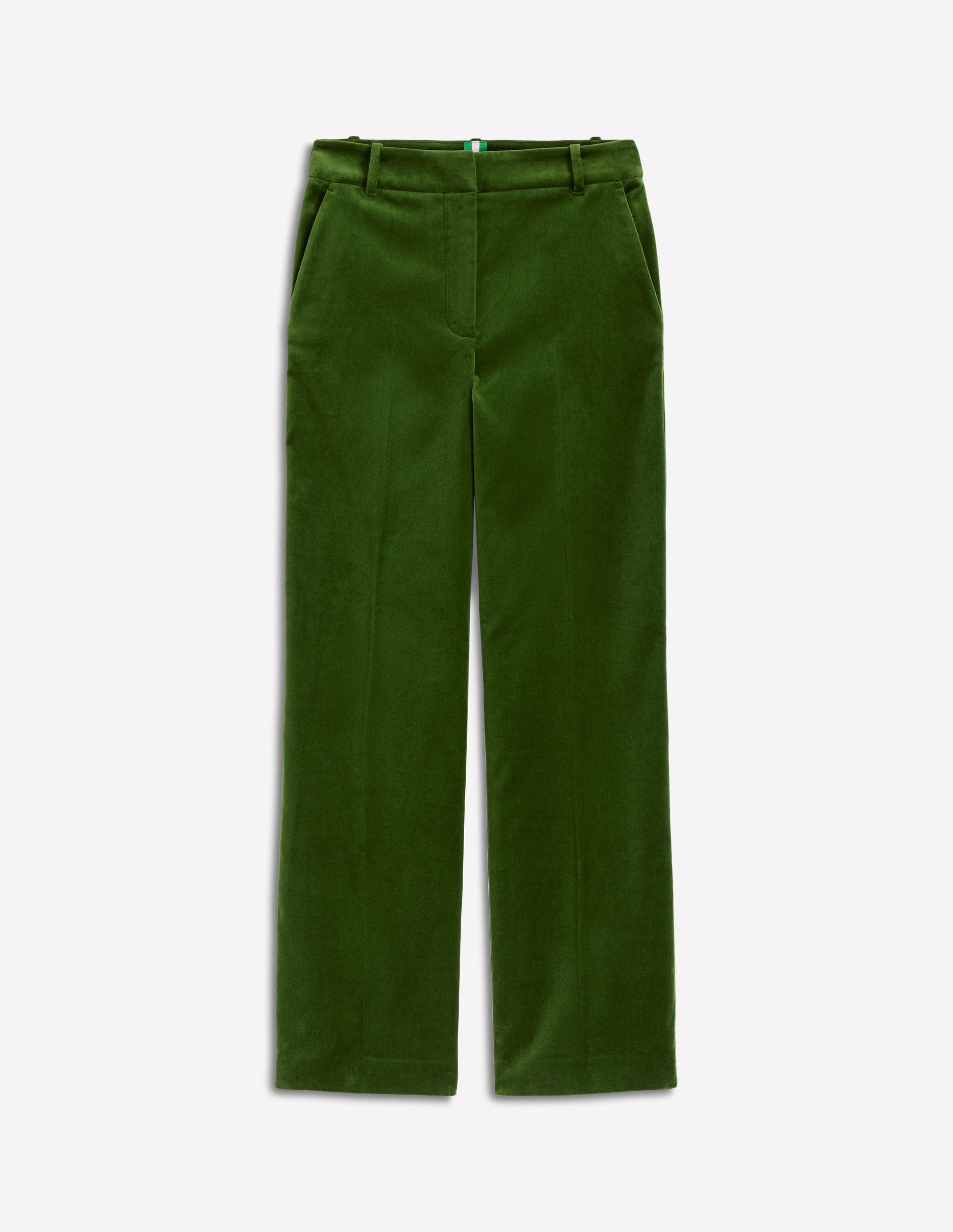 green velvet dress pants Women's Dark khaki green Bootcut Velvet Pants