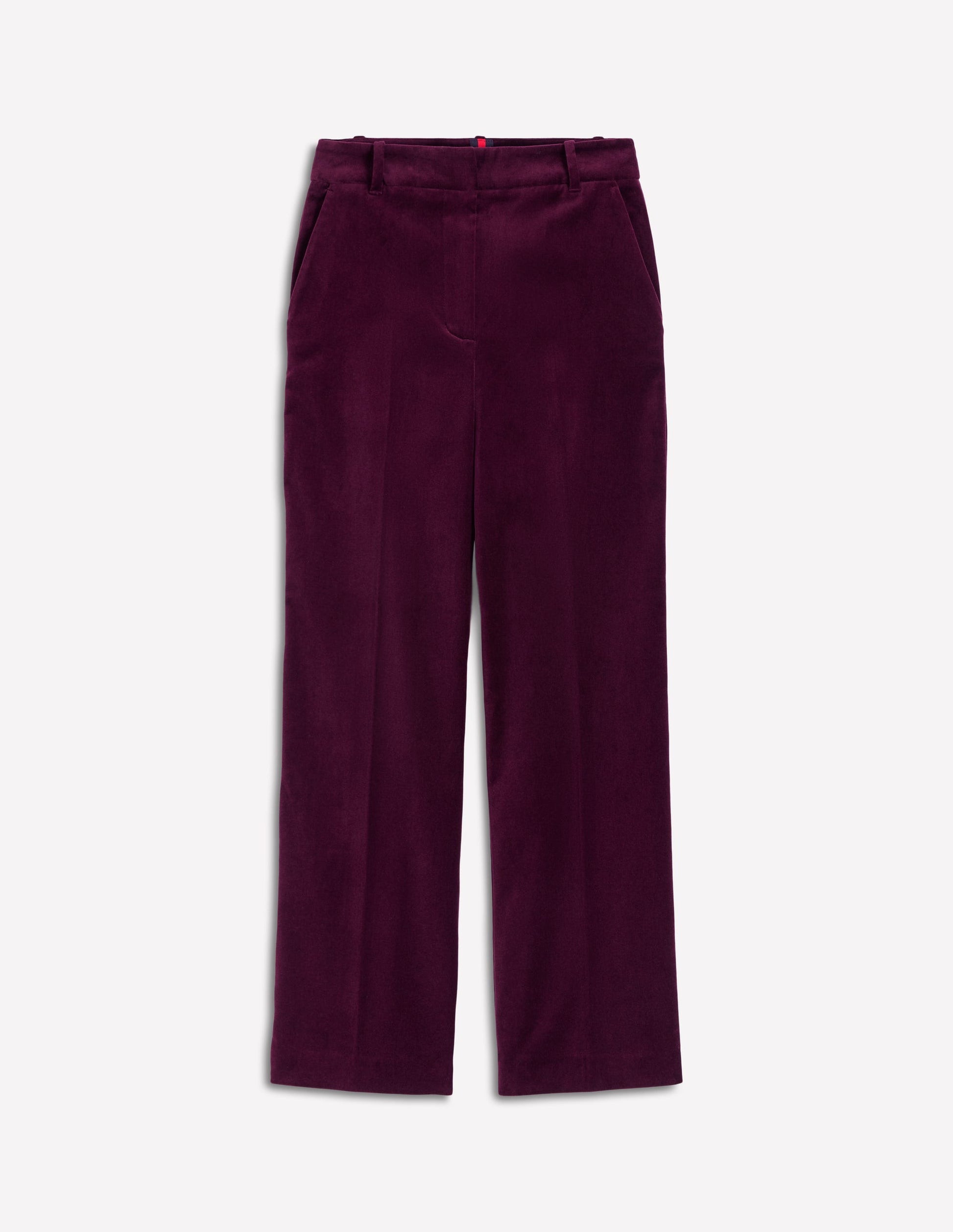 Canonbury Velvet Pants-Dark Cherry-7