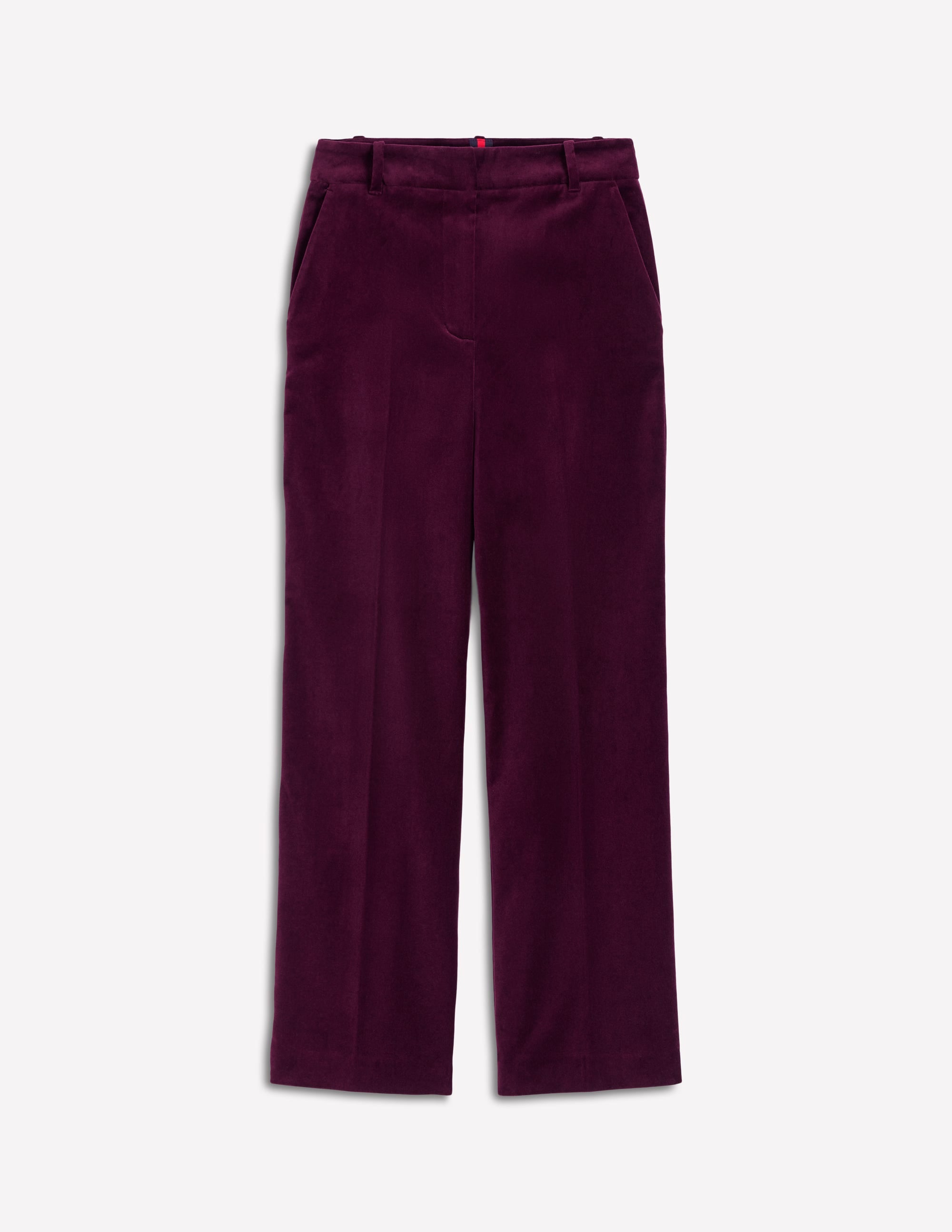 Canonbury Velvet Pants-Dark Cherry - Image 7