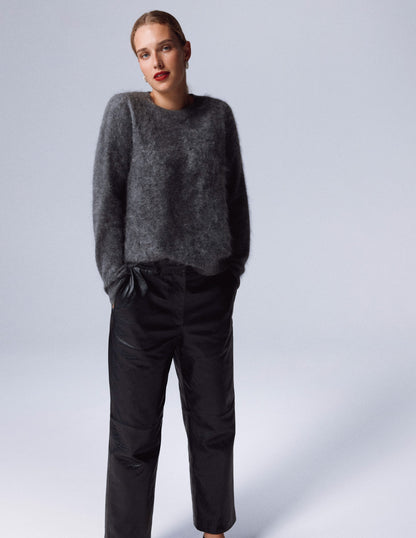 Canonbury Leather Trousers-BLACK-5