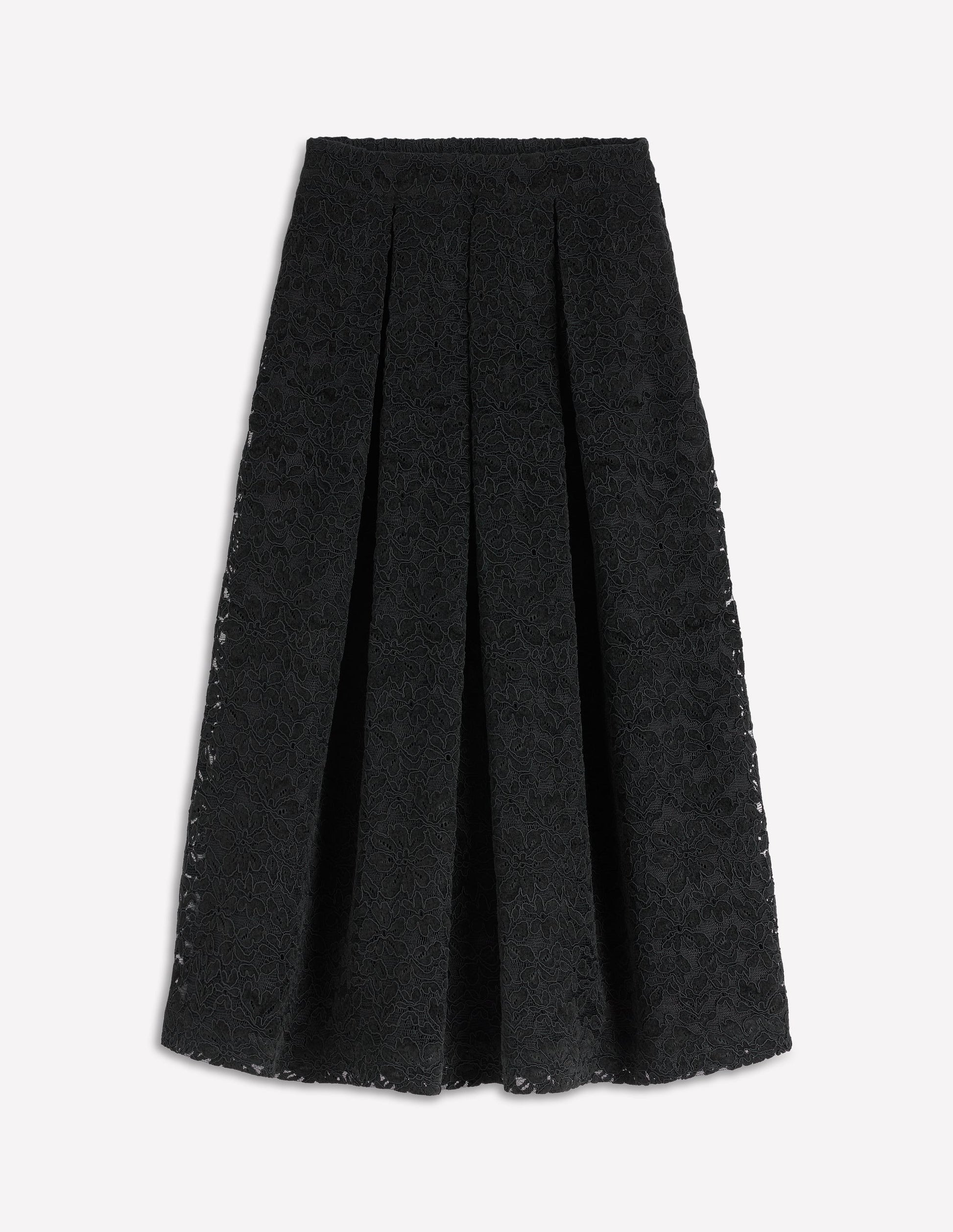 Verity Lace Midi Skirt-Black Lace-7
