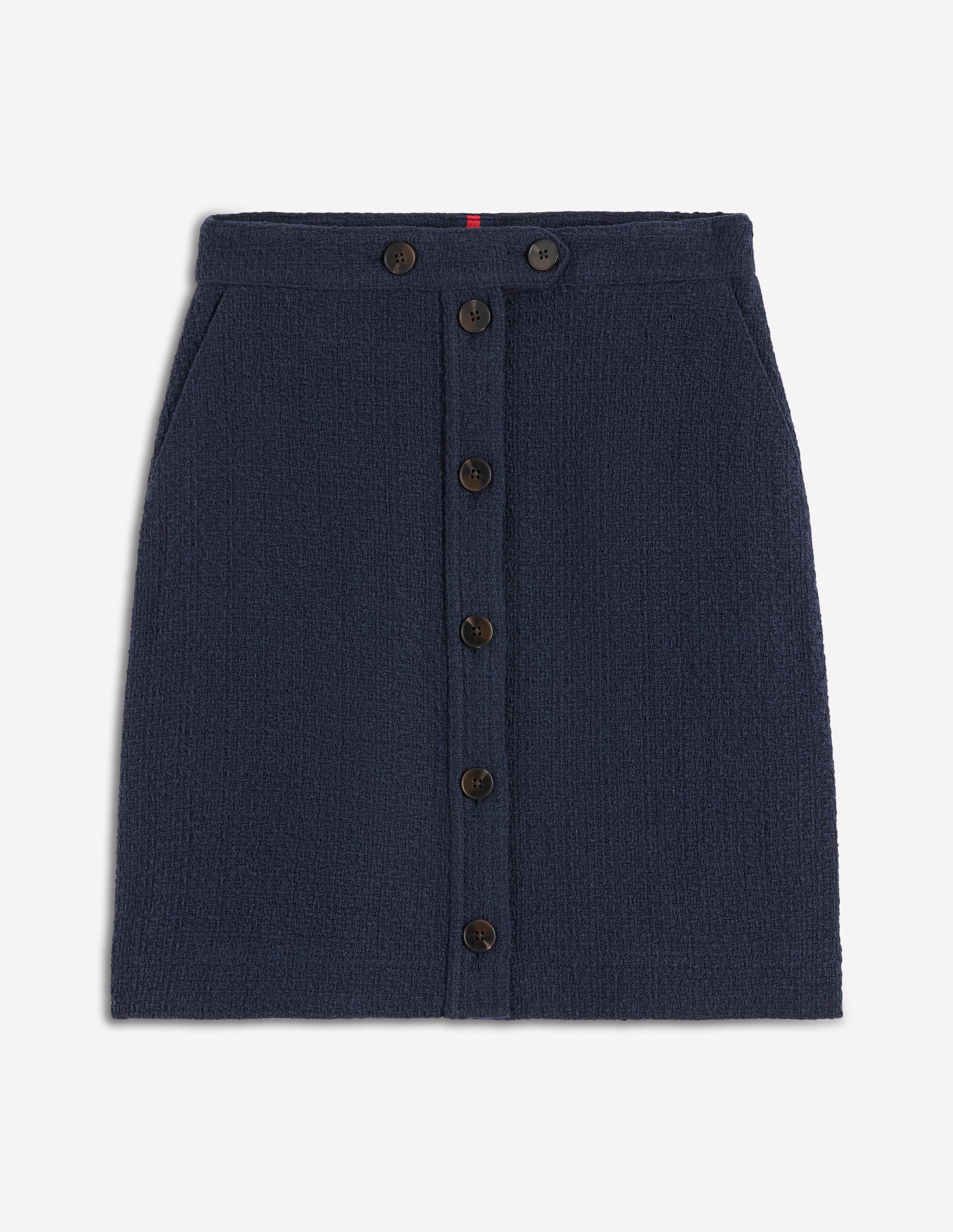 スカート ENFOLD BUMPY-SKIRT D/GRY 36 Cecelia Textured Skirt-Navy | Boden USA