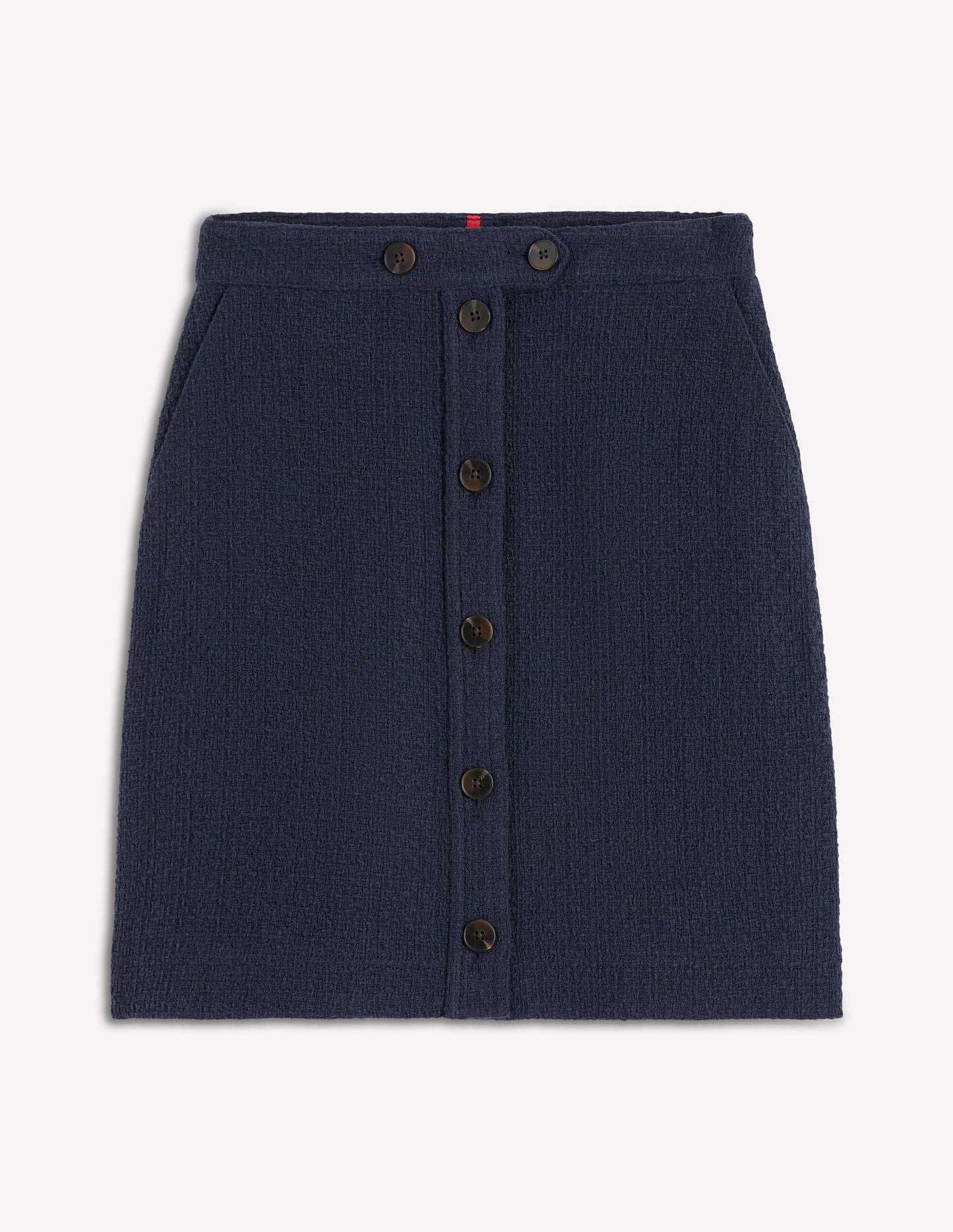 Cecelia Textured Skirt-Navy