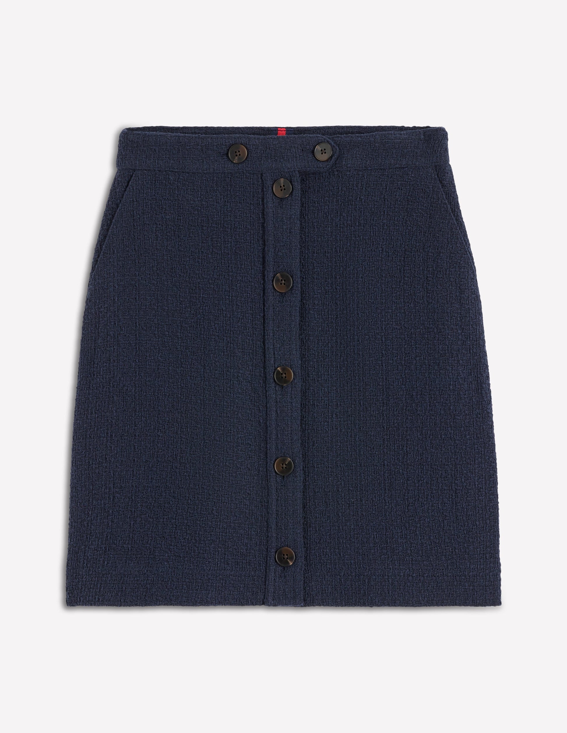 Cecelia Textured Skirt-Navy-6