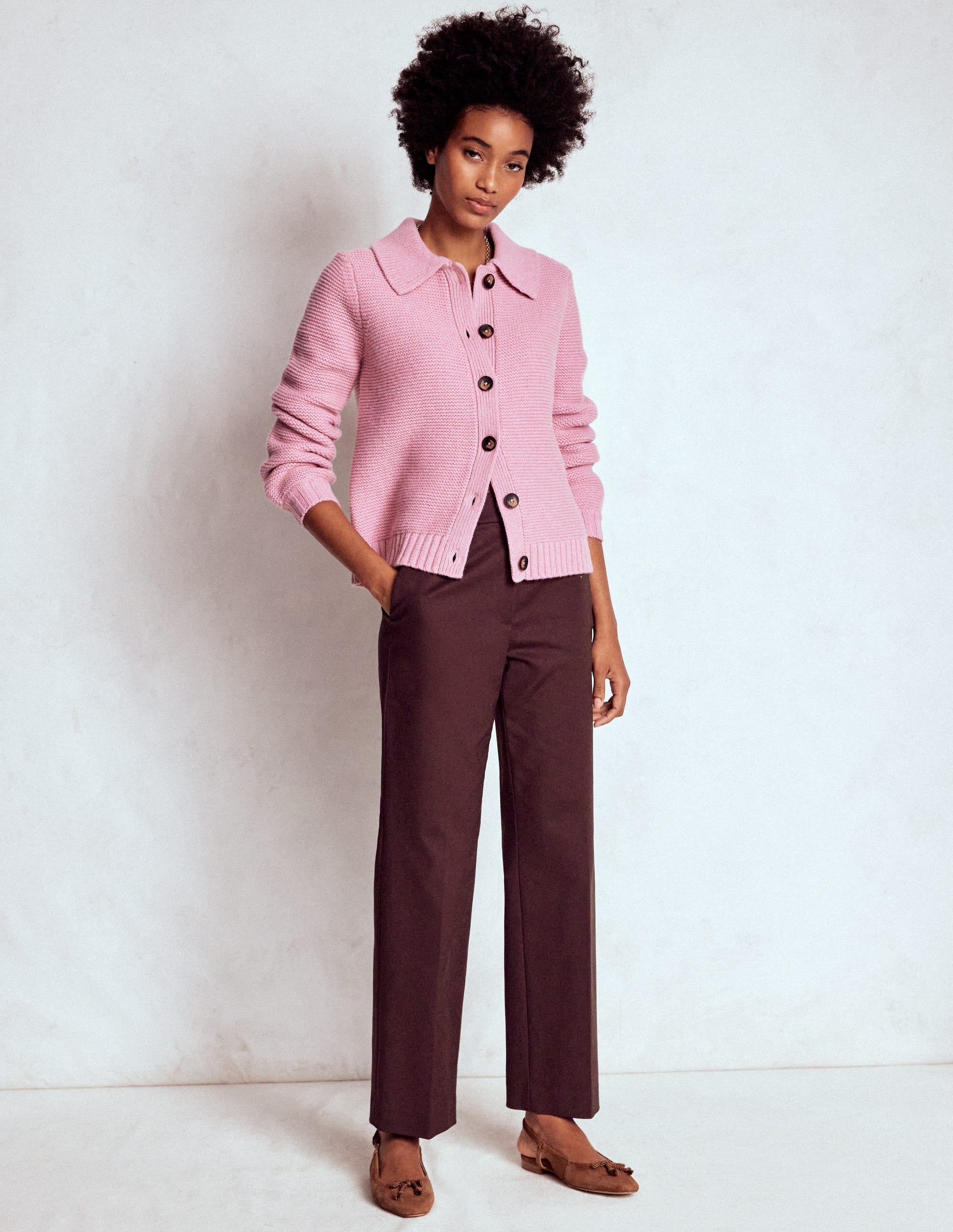 Canonbury Cotton 7/8 Pants-Deep Aubergine - Image 5
