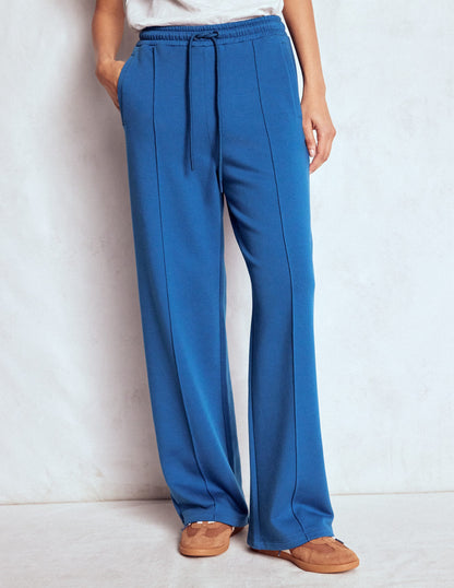 Wide Leg Joggers-Tourmaline Blue-4