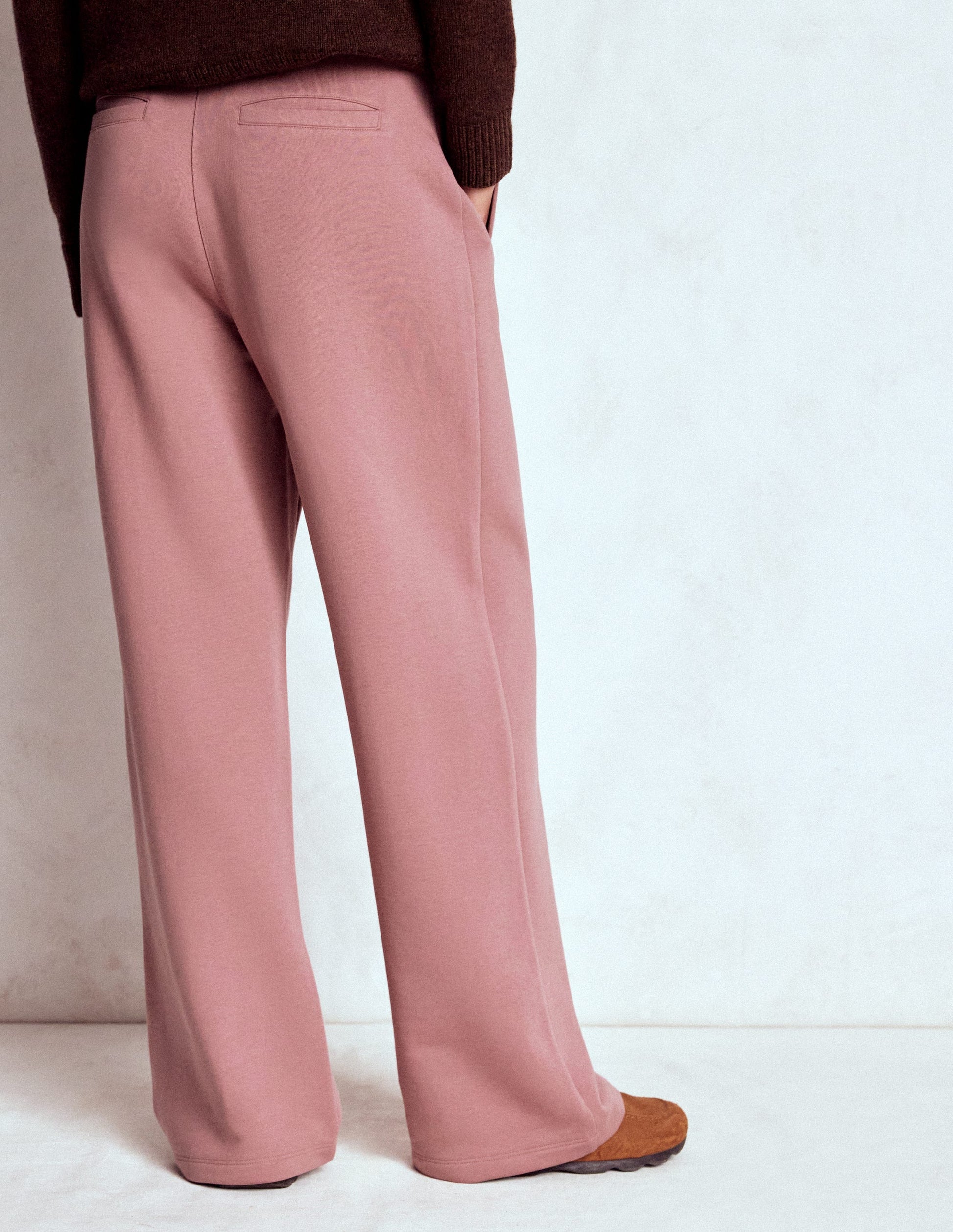 Wide Leg Joggers-Blushing Rose-3