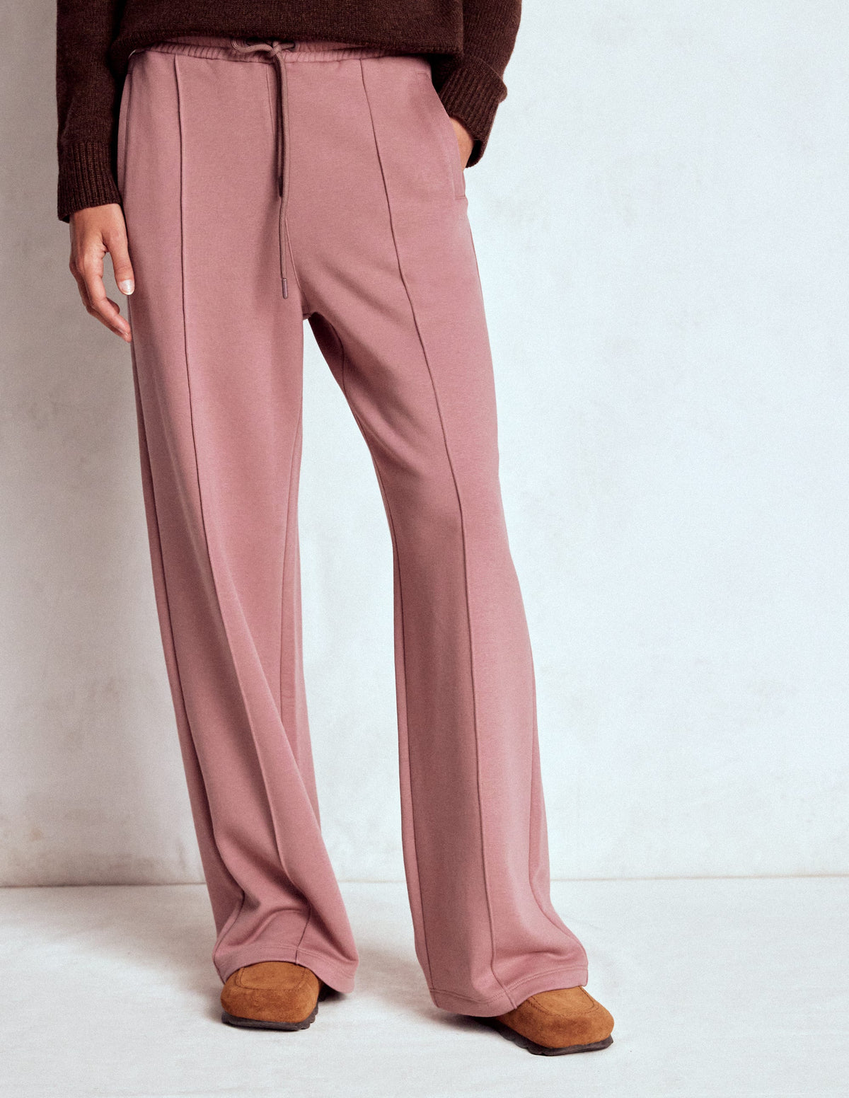 Wide Leg Joggers-Blushing Rose - Image 4