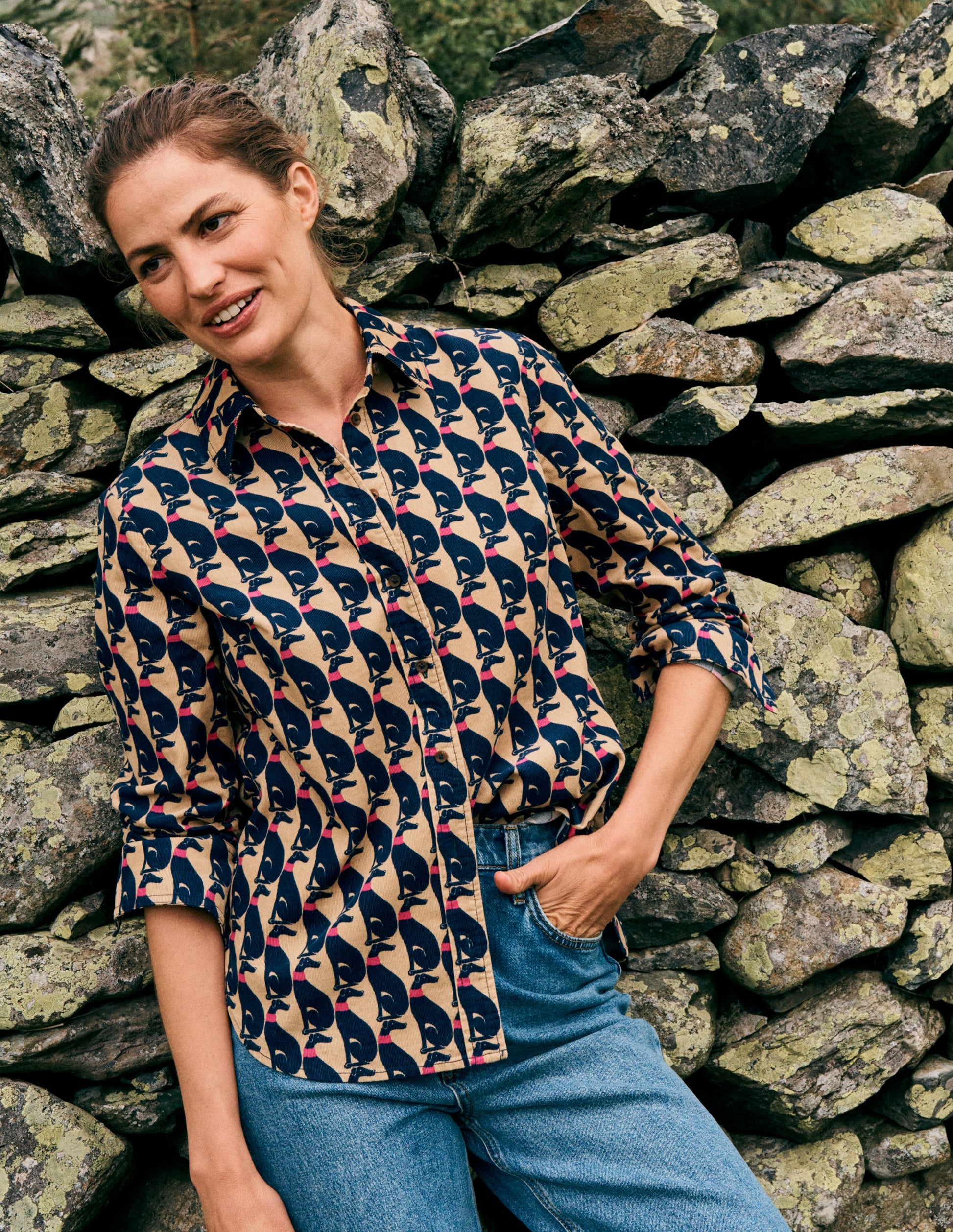 Sienna Cord Shirt-Safari, Cosy Greyhound-2