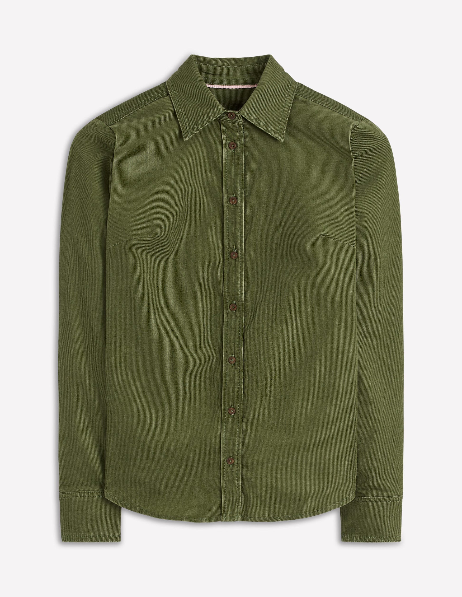 Sienna Cord Shirt-Fern-5