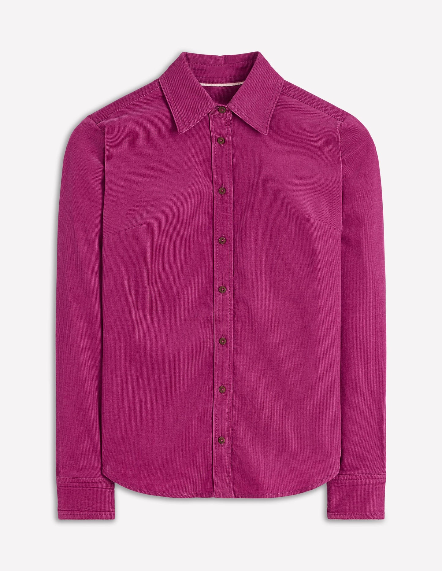 Sienna Cord Shirt-Rich Magenta