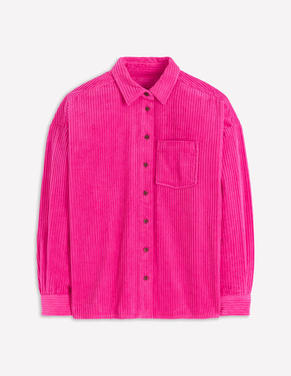 Cord Overshirt-Pink Peony-6