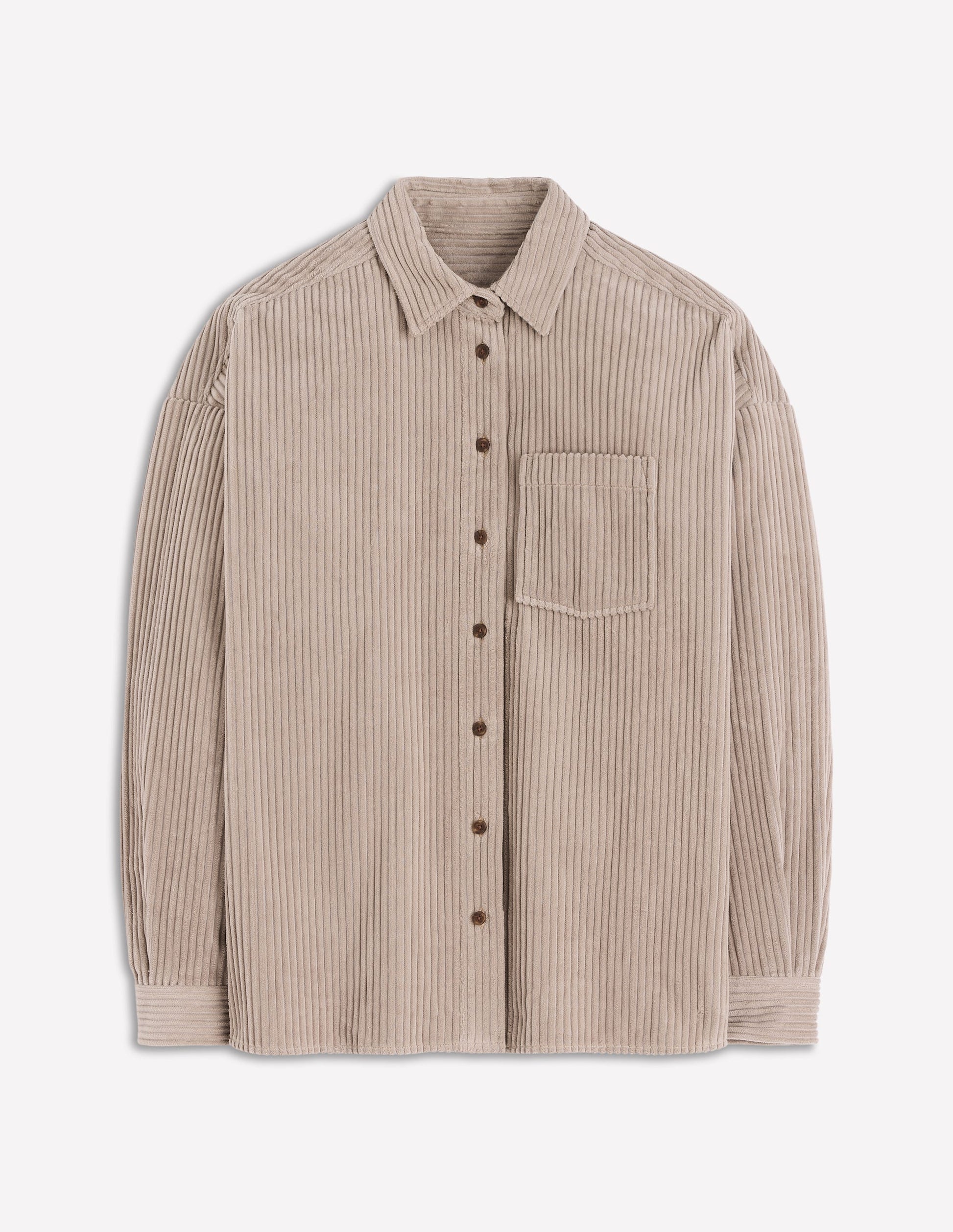 Cord Overshirt-Nutmeg-5