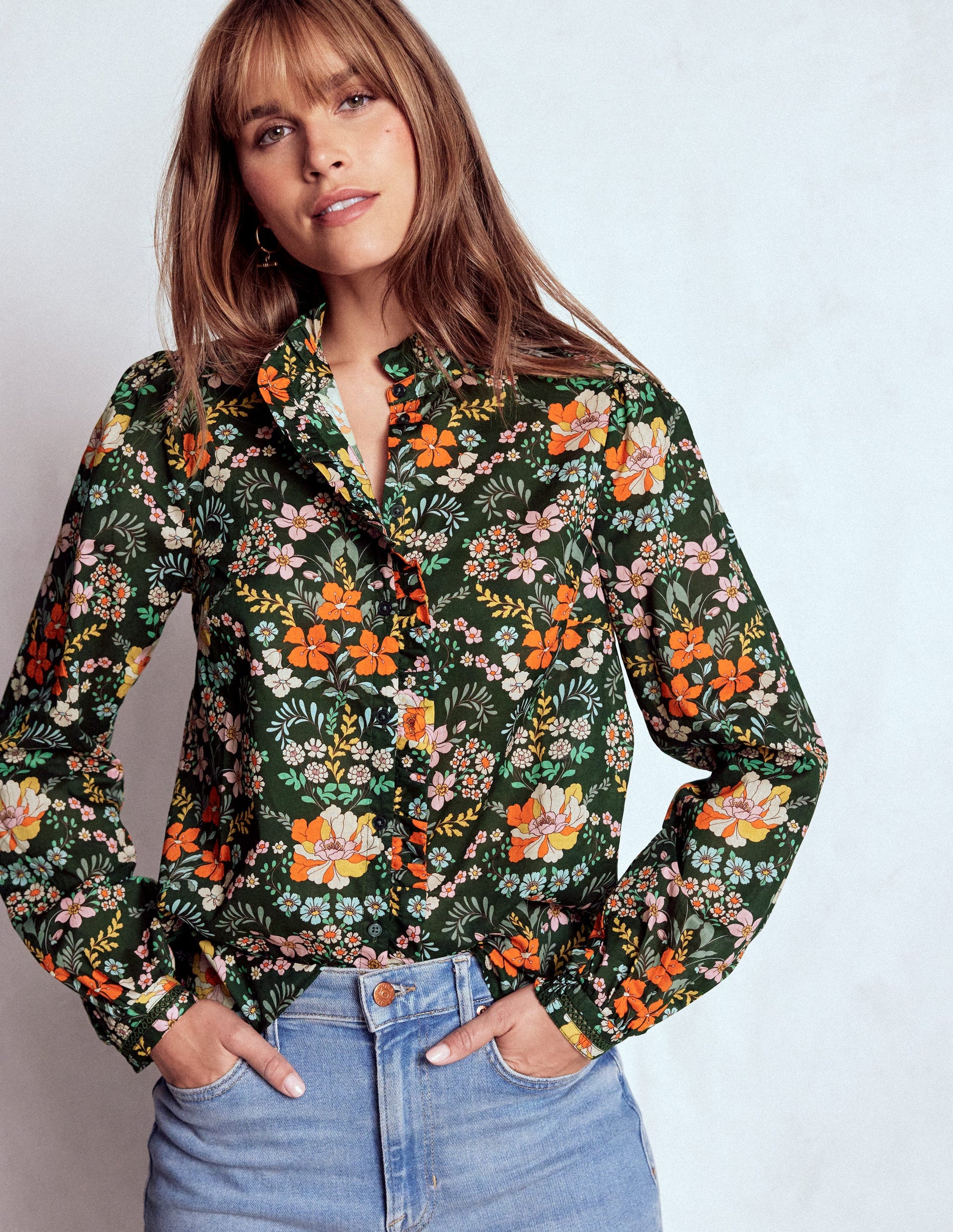 Helena Cotton Top-Forest, Flourishing Garden-1