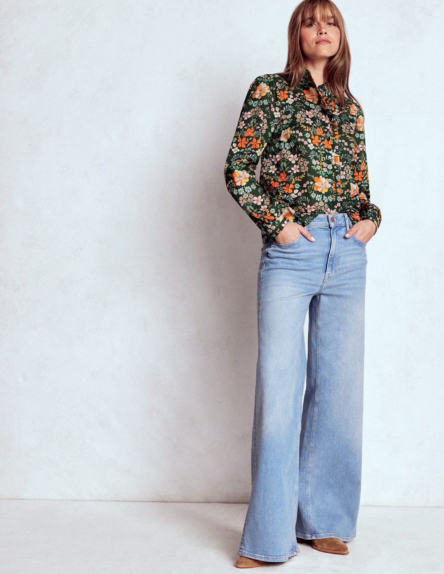 Helena Cotton Top-Forest, Flourishing Garden