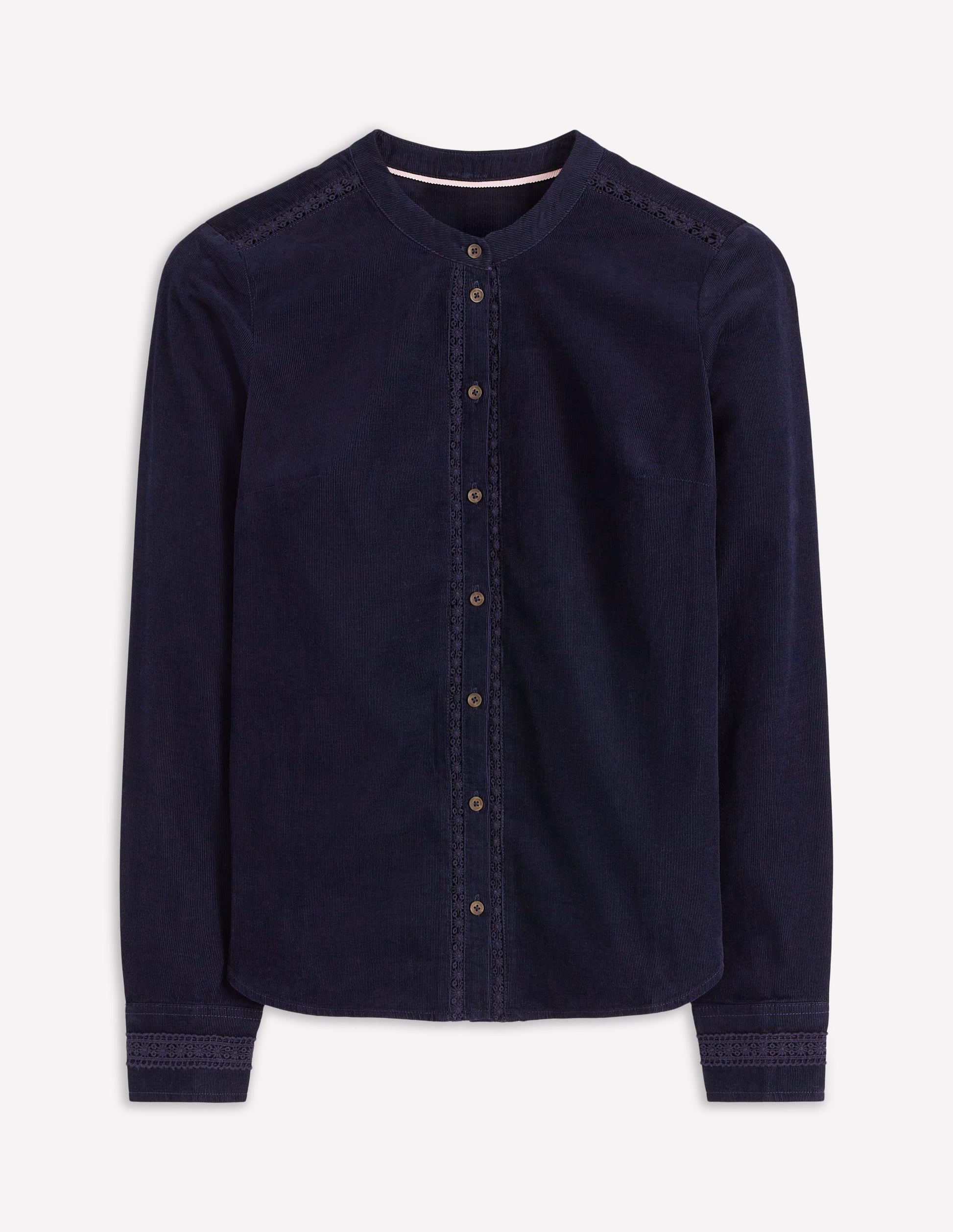 Victoria Cord Shirt-Navy-5