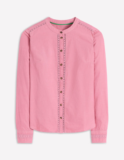 Victoria Cord Shirt-Blushing Rose-6