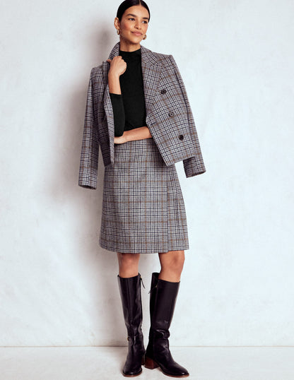 Puff Shoulder Jersey Top-Black-4