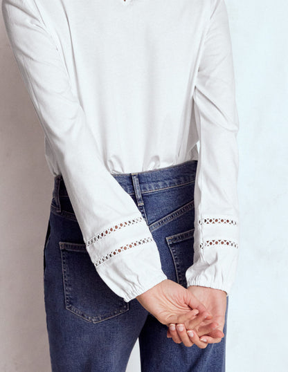 Flo Trim Detail Top-White-4