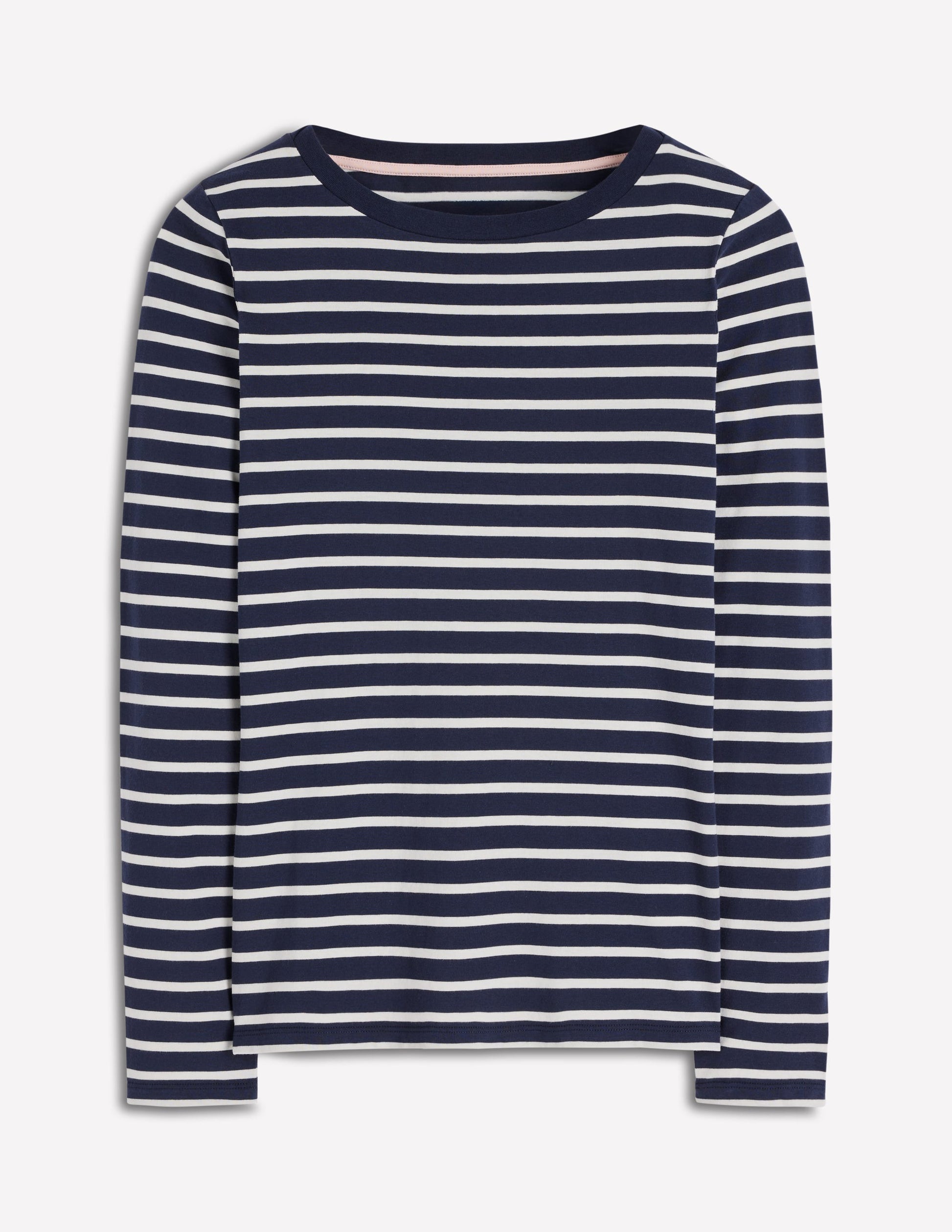 Olivia Long Sleeve Breton-Navy, Ivory-5