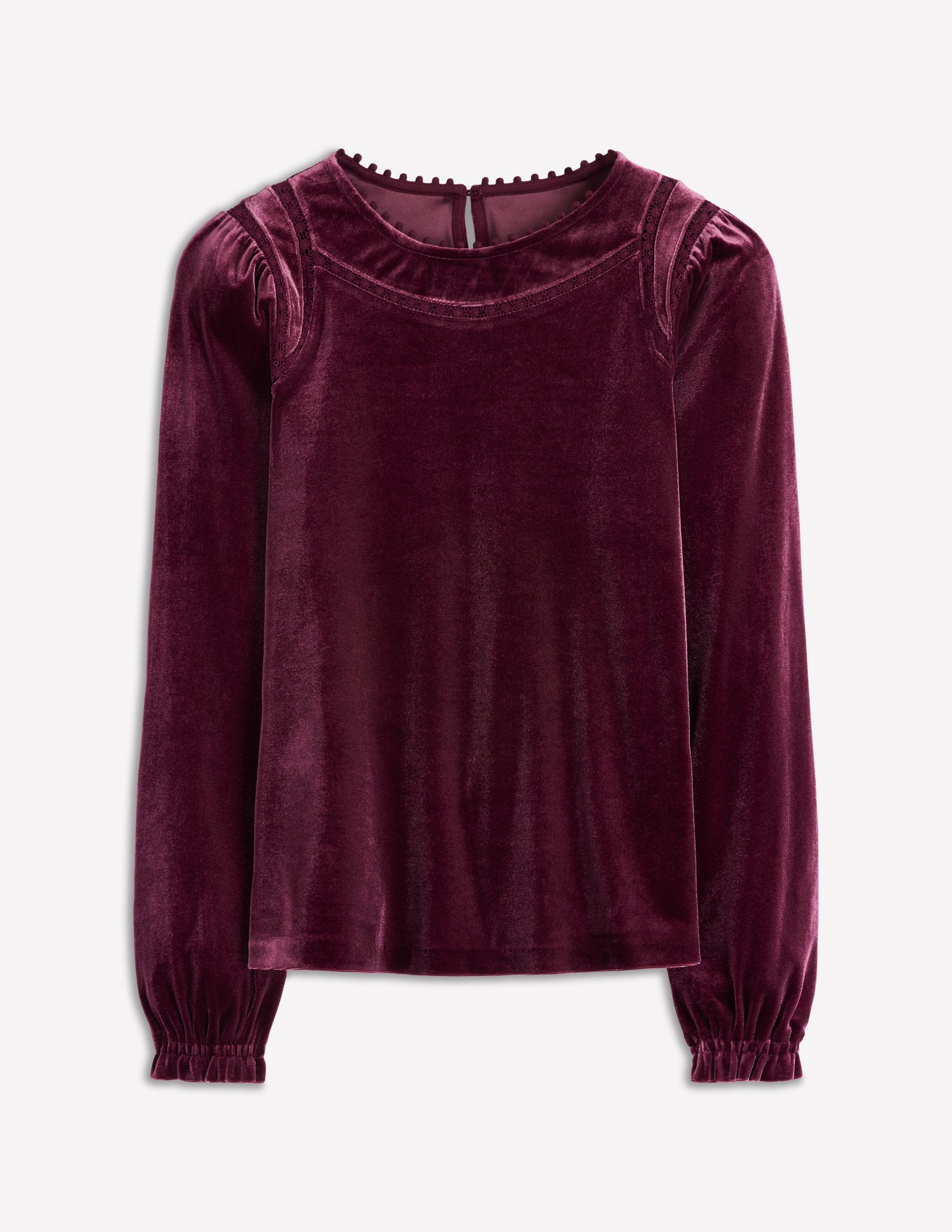 Mila Velvet Top-Deep Wisteria-6