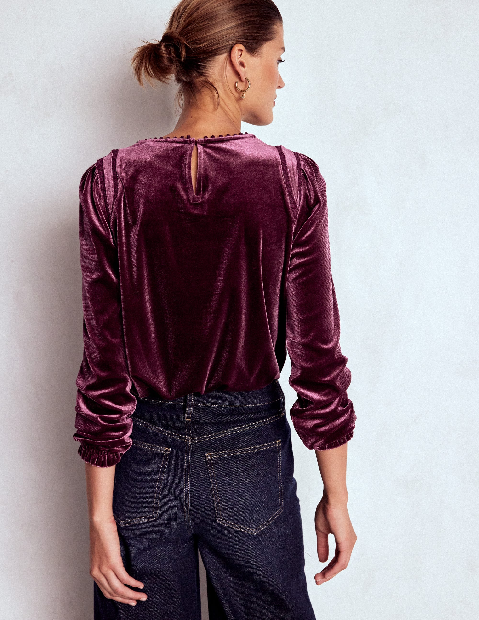 Mila Velvet Top-Deep Wisteria - Image 3