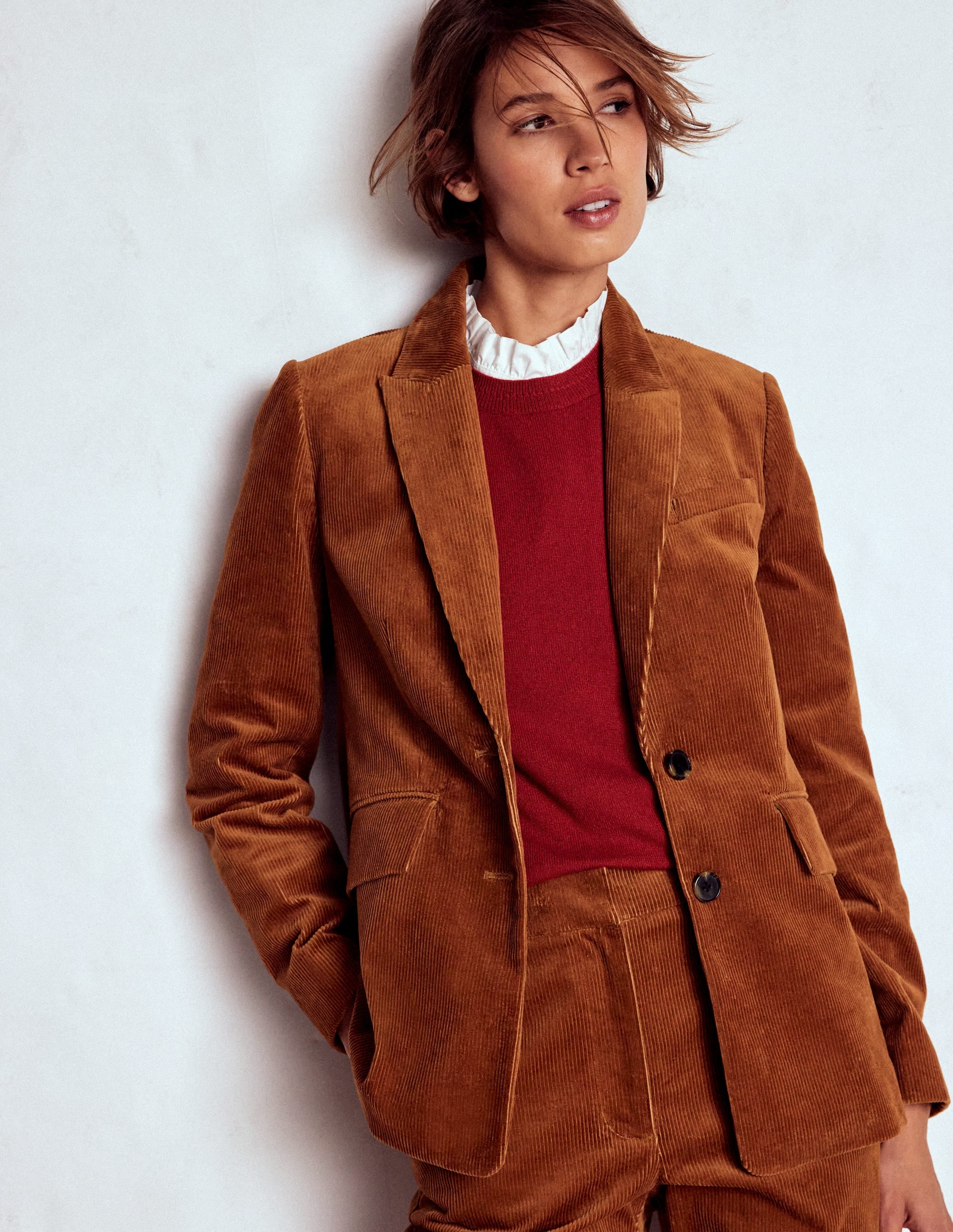 Stamford Cord Blazer-Ginger - Image 1