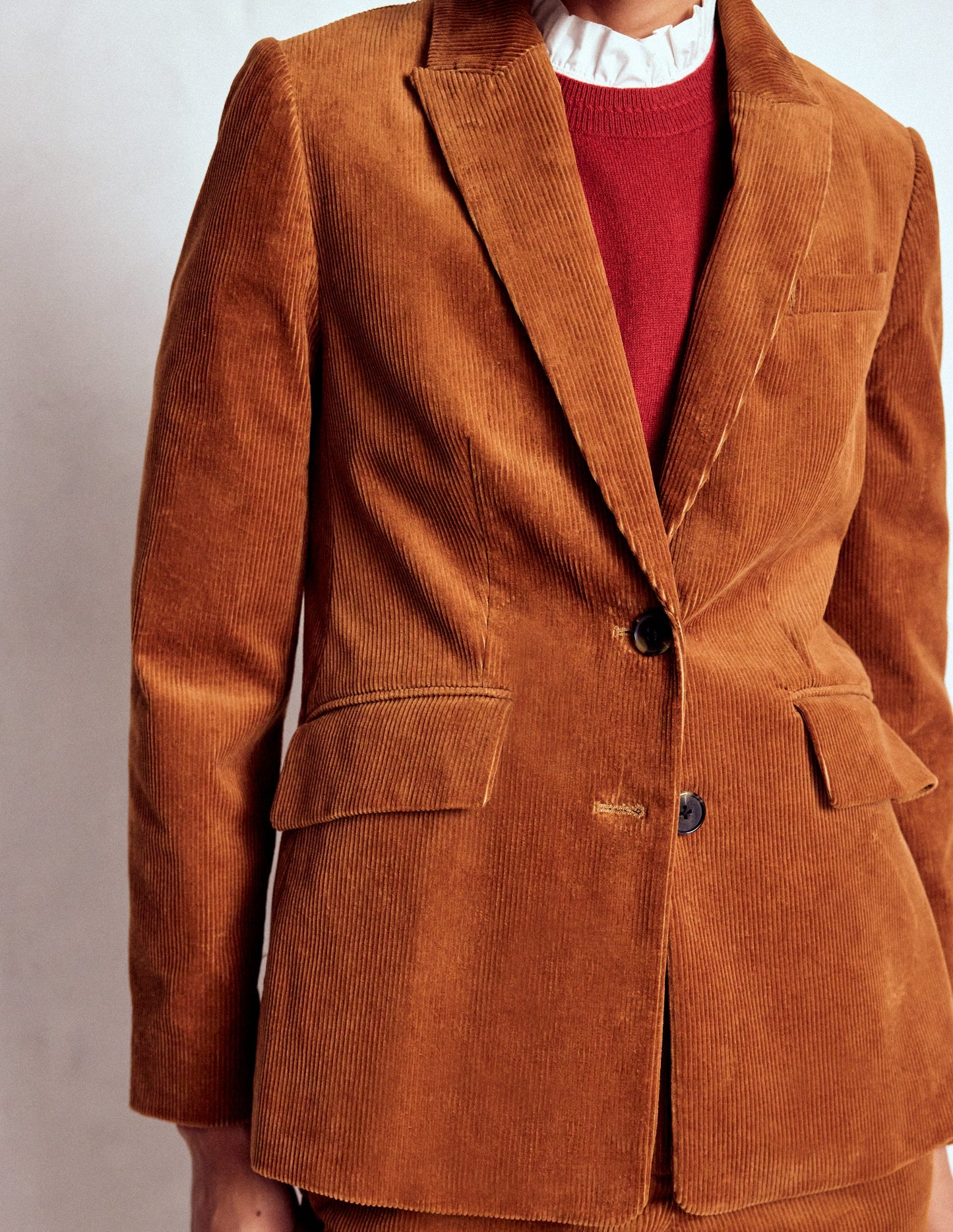Stamford Cord Blazer-Ginger