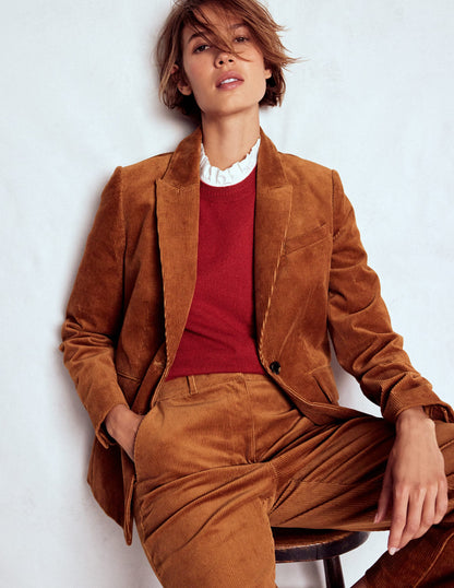 Stamford Cord Blazer-Ginger-4