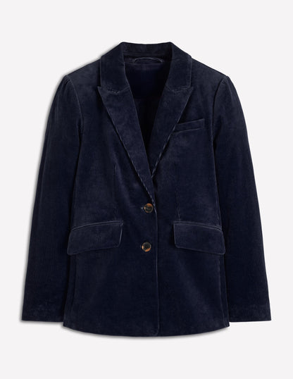 Stamford Cord Blazer-Navy-6
