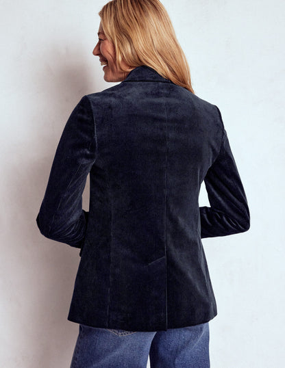 Stamford Cord Blazer-Navy-3
