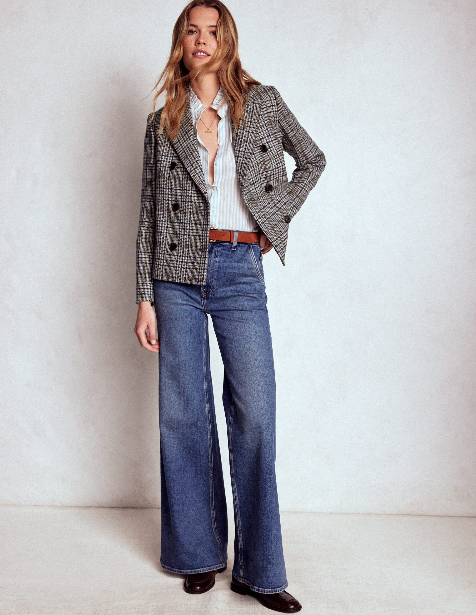 ジャケット・アウター 3 SIMPLYCOMPLICATED BOXY DOUBLE JACKET Theory Women's Boxy Double Breasted Jacket, Nocturne Navy, 0