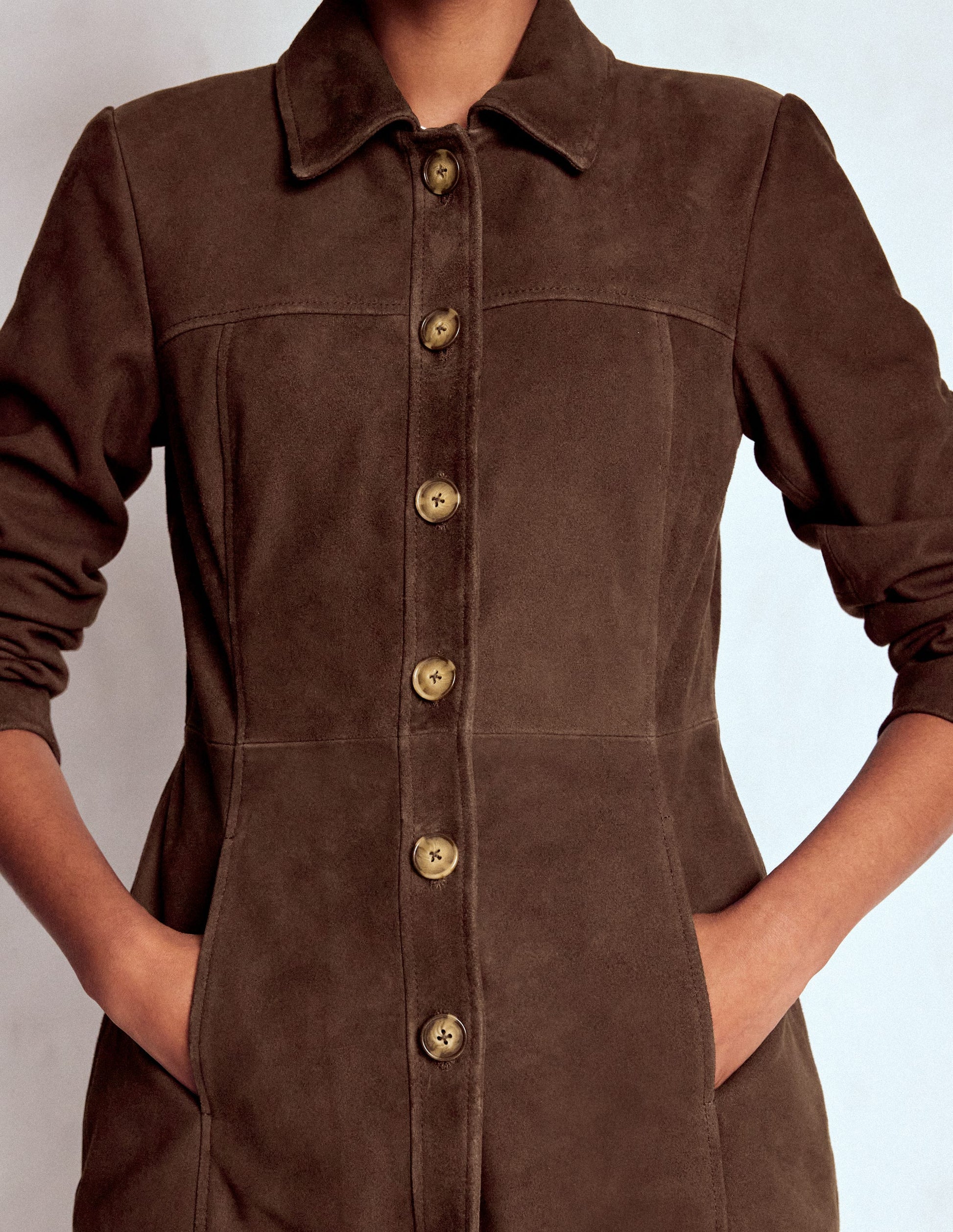 Suede Jacket-Dark Chocolate-2
